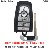 2018-2022 OEM Ford Expedition Explorer Escape Smart Key Fob Replacement Refurbished FCC ID:M3N-A2C931426 P/N:164-R8198 (902 MHz)