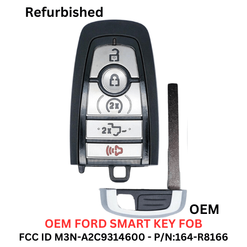 2017-2023 OEM Ford F-Series Smart Keyless Entry Key Fob Remote Transmitter, 5-Button M3N-A2C93142600 164-R8166 (902 MHz)