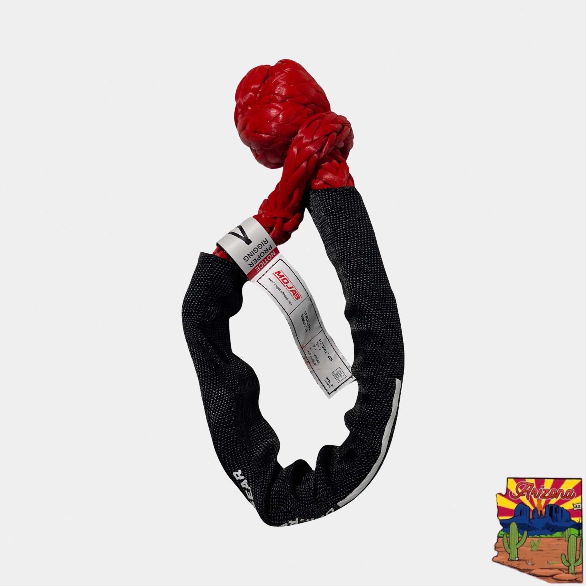 Soft Shackle 1/2'' x 22'' with sleeve and bag (Single Shackle) (Lifetime Warranty)