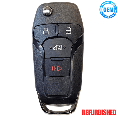 Ford Transit Remote Head Flip Key Fob, 4-Button FCC ID: N5F-A08TAA, P/N: 164-R8236, Key Blade HU101, OEM Refurbished