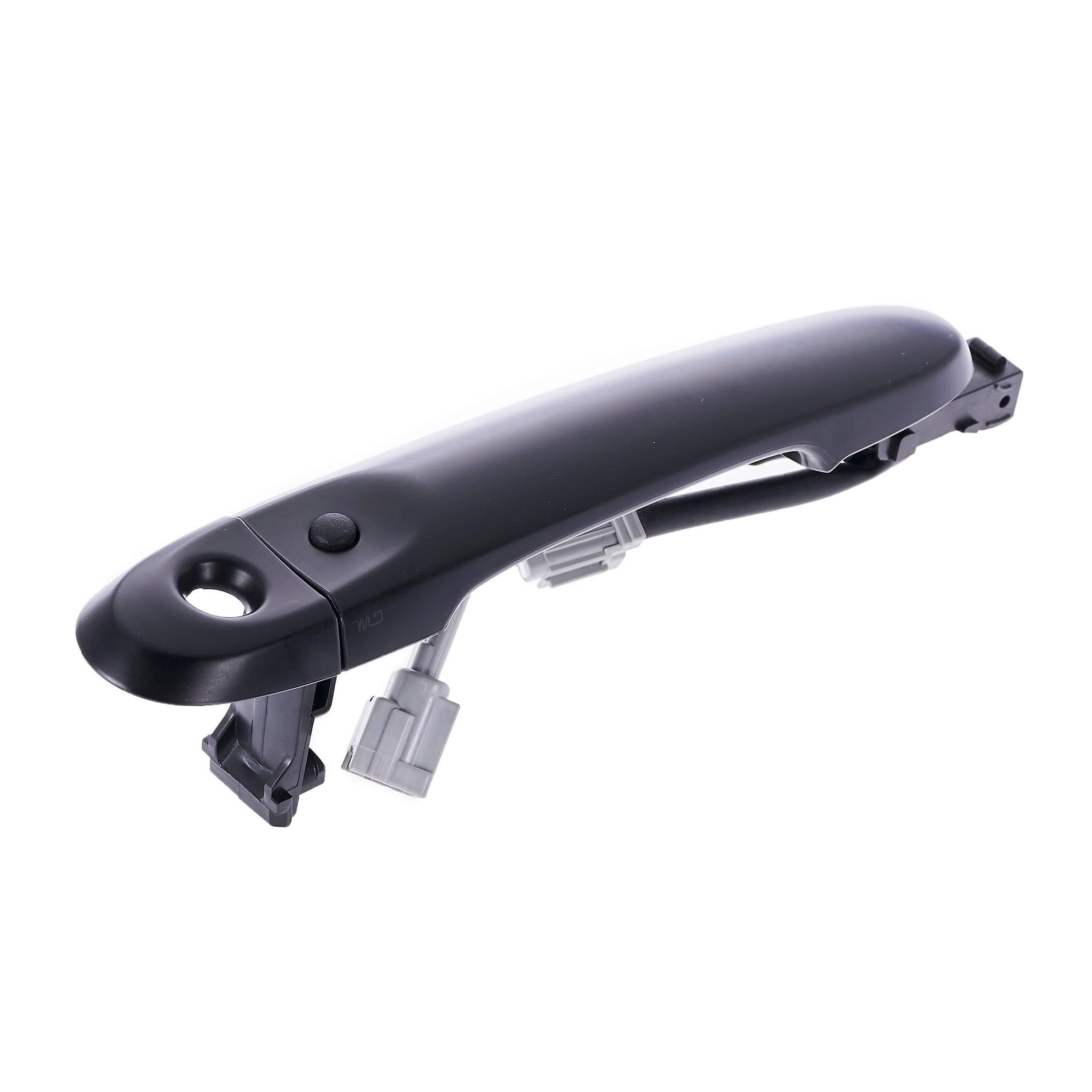 Nissan Cube (2009-2014) [w/ Smart Entry System], Juke (2011-2015) Black Replacement Exterior Door Handle Front Left Driver Side w/ Keyhole Cover
