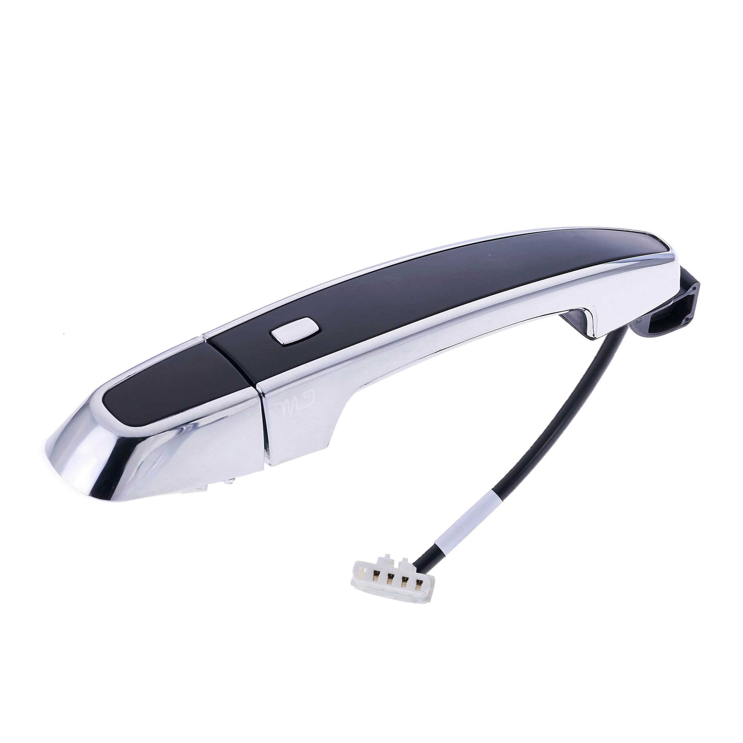 Chevrolet Impala (2014) [LTZ Model, 4 Pin] Black/Chrome Replacement Exterior Door Handle Front Right Side w/o Keyhole
