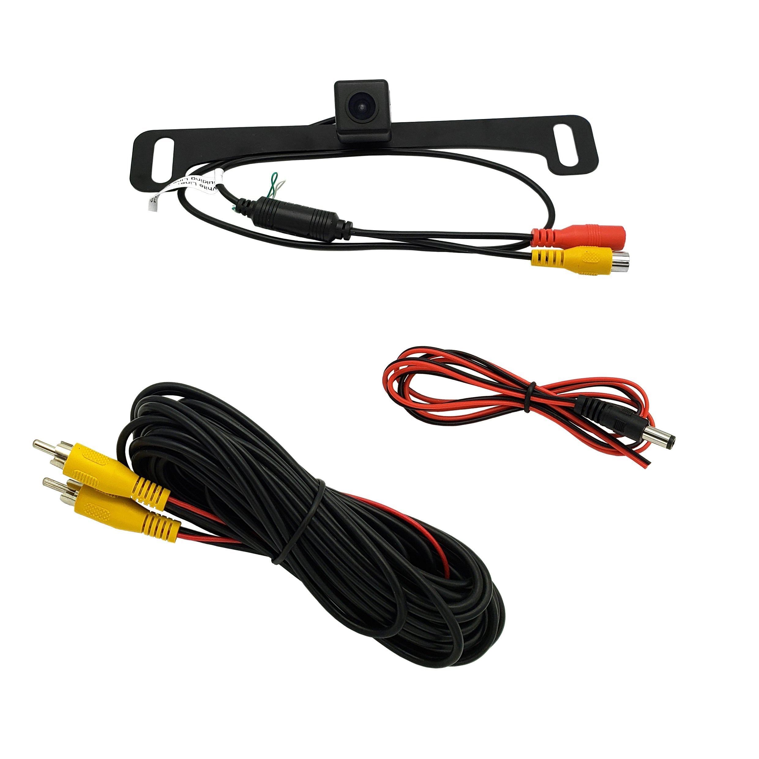 Master Tailgaters Small License Plate Frame Backup or Front Camera with IP68 Waterproof, and 170° Wide Angle Camera