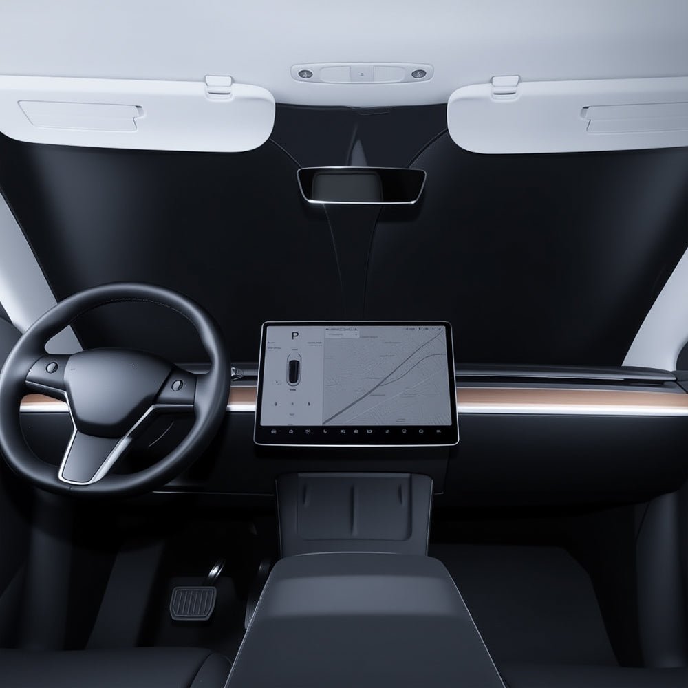 Front Windshield Sunshade for Model 3 / Model Y | TESERY