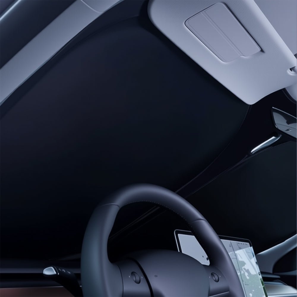 Front Windshield Sunshade for Model 3 / Model Y | TESERY