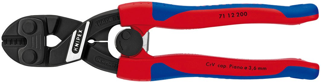 Knipex CoBalt® High Leverage Compact Bolt Cutters 8