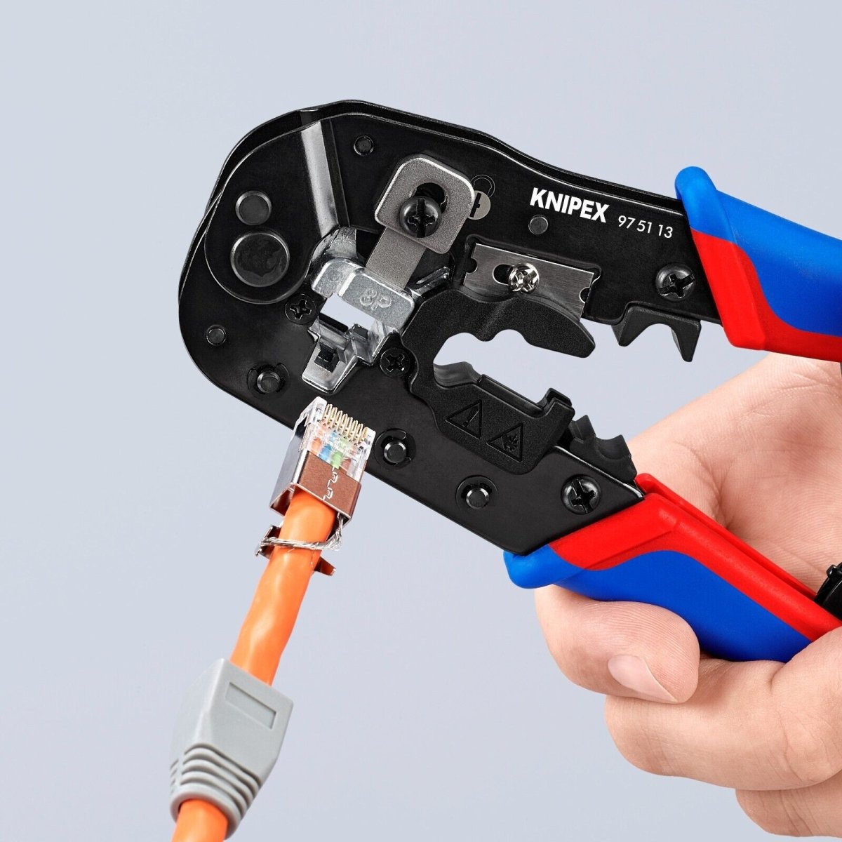 Knipex Crimping Pliers For RJ45 Western Plugs 7 1/2