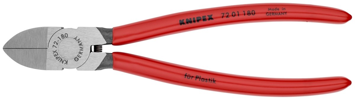 Knipex Diagonal Cutters For Plastics 7 1/4