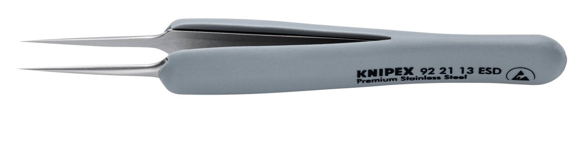 Knipex Stainless Needle Point Tips Precision Tweezers ESD 3 3/4