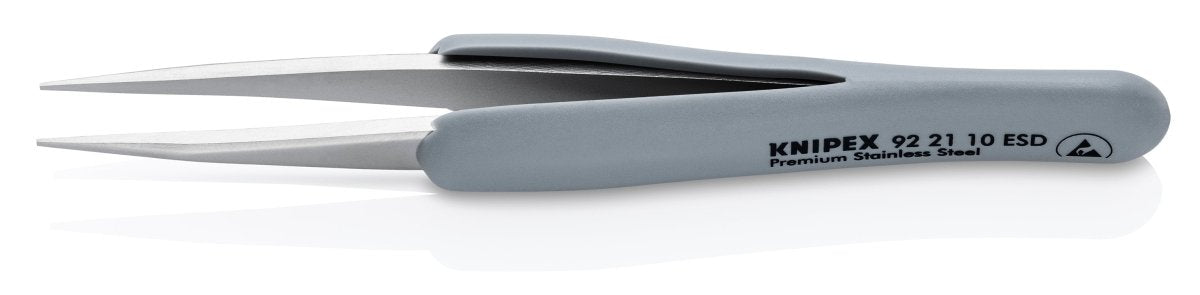 Knipex Stainless Steel Pointed Tips Precision Tweezers ESD 5 1/4