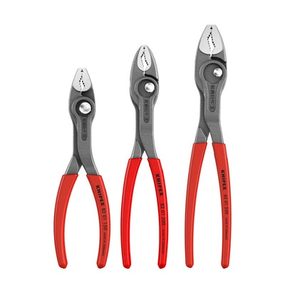 Knipex TwinGrip Slip Joint Pliers 3 Piece Set 00 20 06 US4