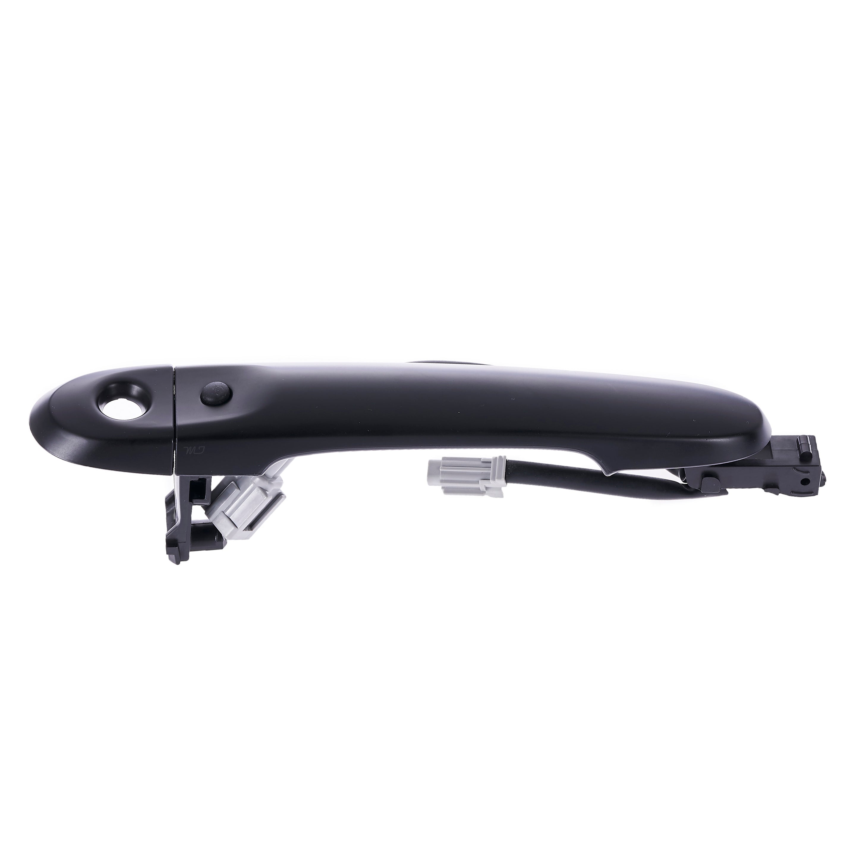 Nissan Cube (2009-2014) [w/ Smart Entry System], Juke (2011-2015) Black Replacement Exterior Door Handle Front Left Driver Side w/ Keyhole Cover