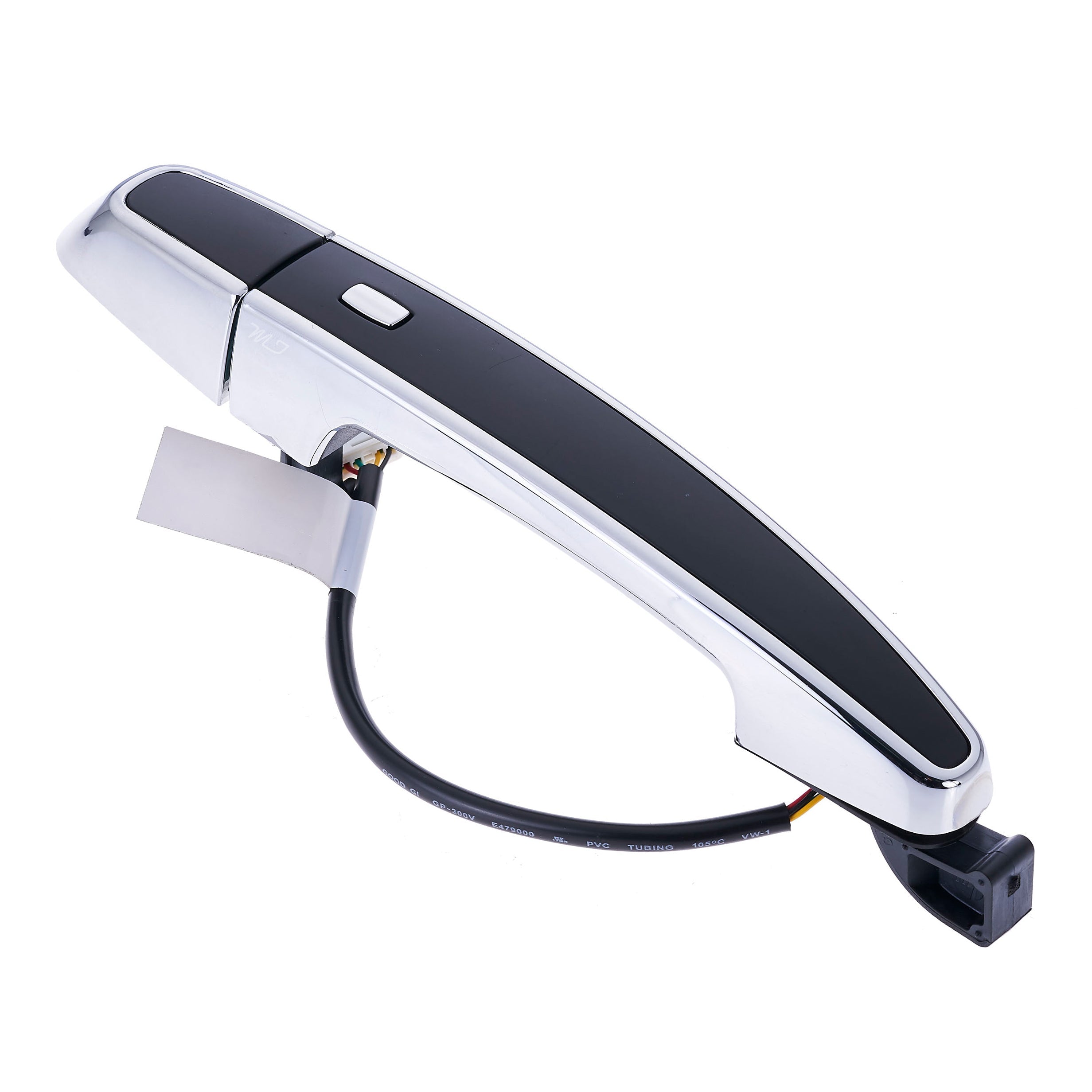 Chevrolet Impala (2014) [LTZ Model, 4 Pin] Black/Chrome Replacement Exterior Door Handle Front Right Side w/o Keyhole