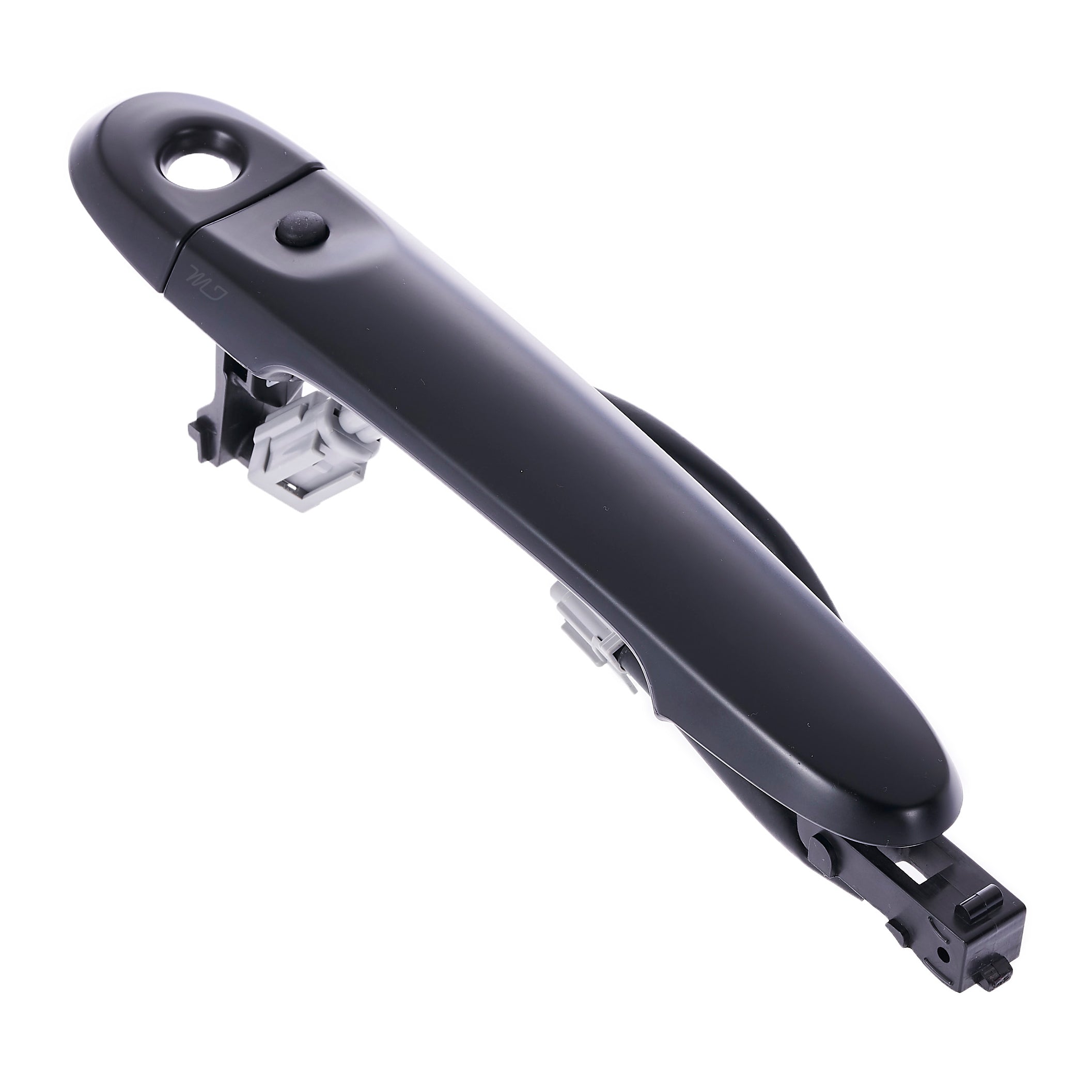 Nissan Cube (2009-2014) [w/ Smart Entry System], Juke (2011-2015) Black Replacement Exterior Door Handle Front Left Driver Side w/ Keyhole Cover