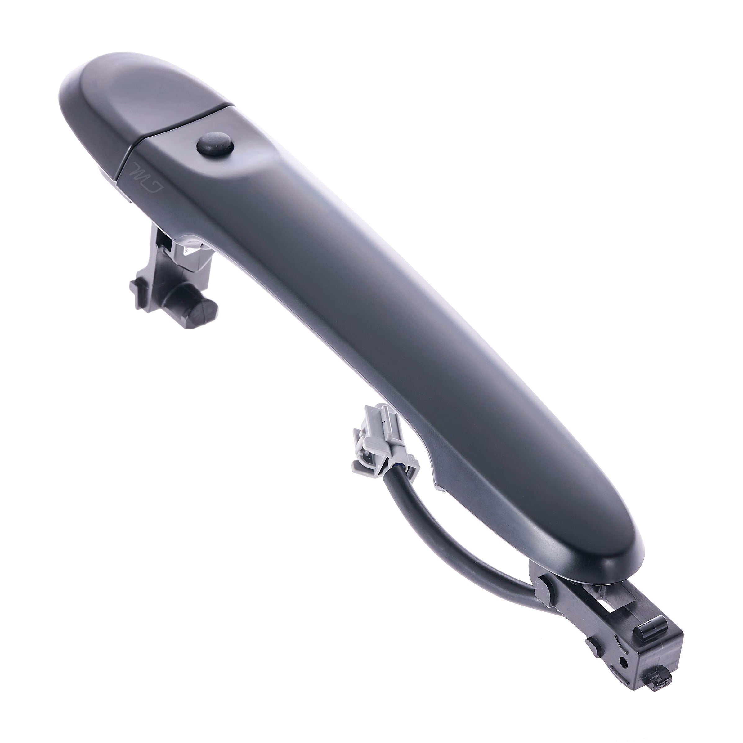 Nissan Cube (2009-2014) [w/ Smart Entry System], Juke (2011-2015) Black Replacement Exterior Door Handle Front Right Passenger Side w/o Keyhole Cover