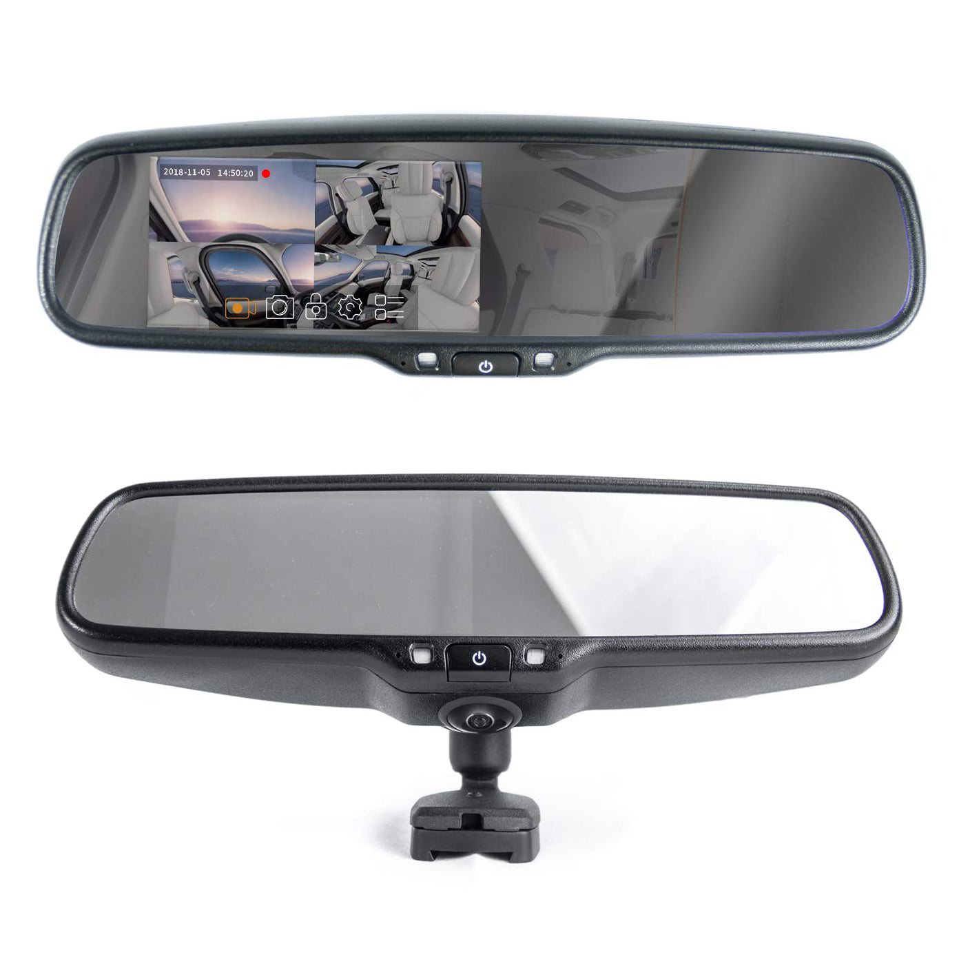 Master Tailgaters OEM Rear View Mirror with Ultra Bright 4.5