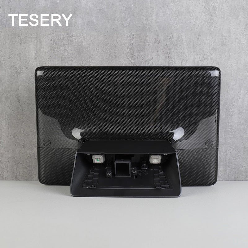 Model 3 / Y Display Cover - Carbon Fiber Interior Mods