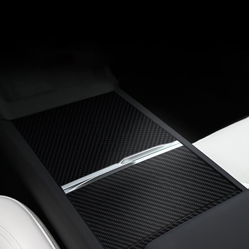 Real Carbon Panel Console Wrap for  Tesla Model 3 Highland & Model Y Juniper
