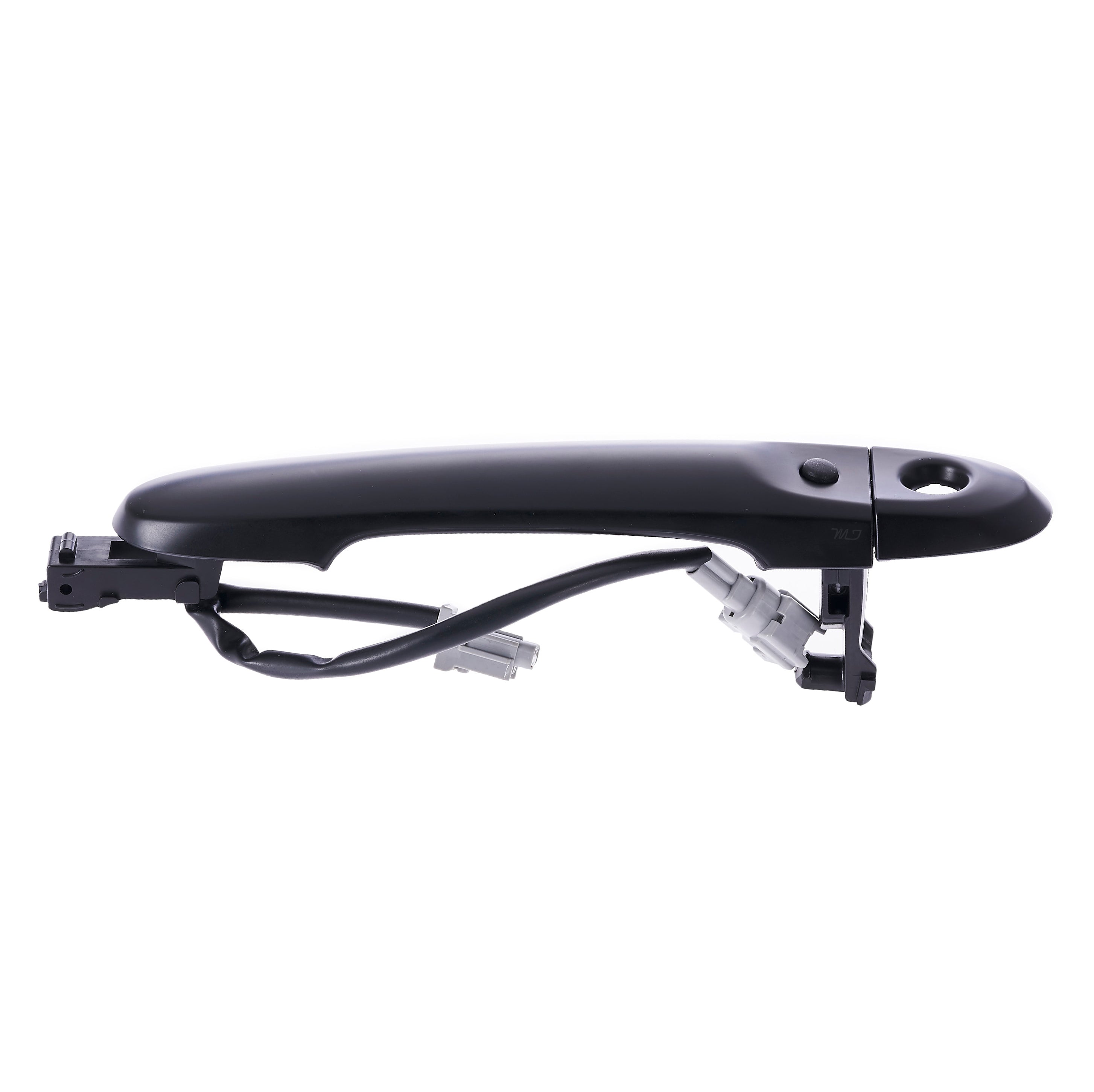 Nissan Cube (2009-2014) [w/ Smart Entry System], Juke (2011-2015) Black Replacement Exterior Door Handle Front Left Driver Side w/ Keyhole Cover
