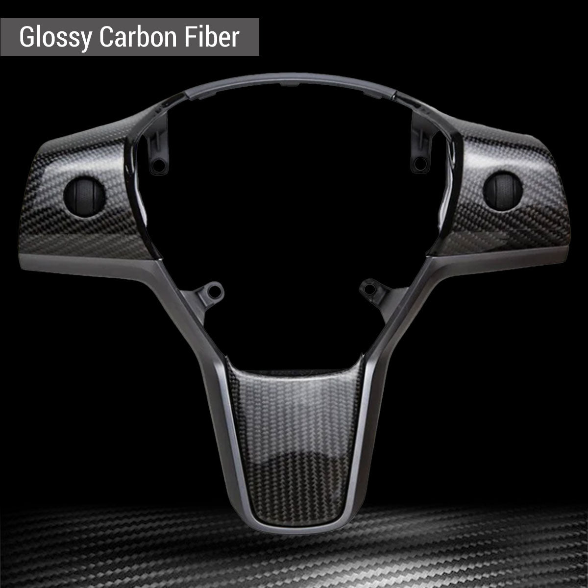 TESERY Yoke Carbon Fiber Steering Wheel for Model 3 / Y【Style 37】
