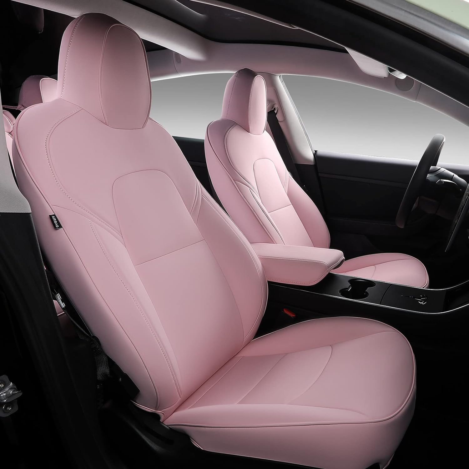 Seat Covers for Only Front Seats/Rear Seats for Tesla Model 3 & Model Y (5 Seater)