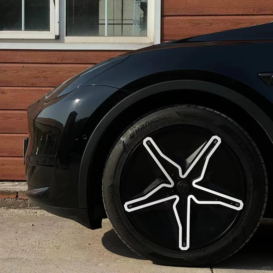 Starfish Style ABS Hubcaps for Model 3/Y | 18