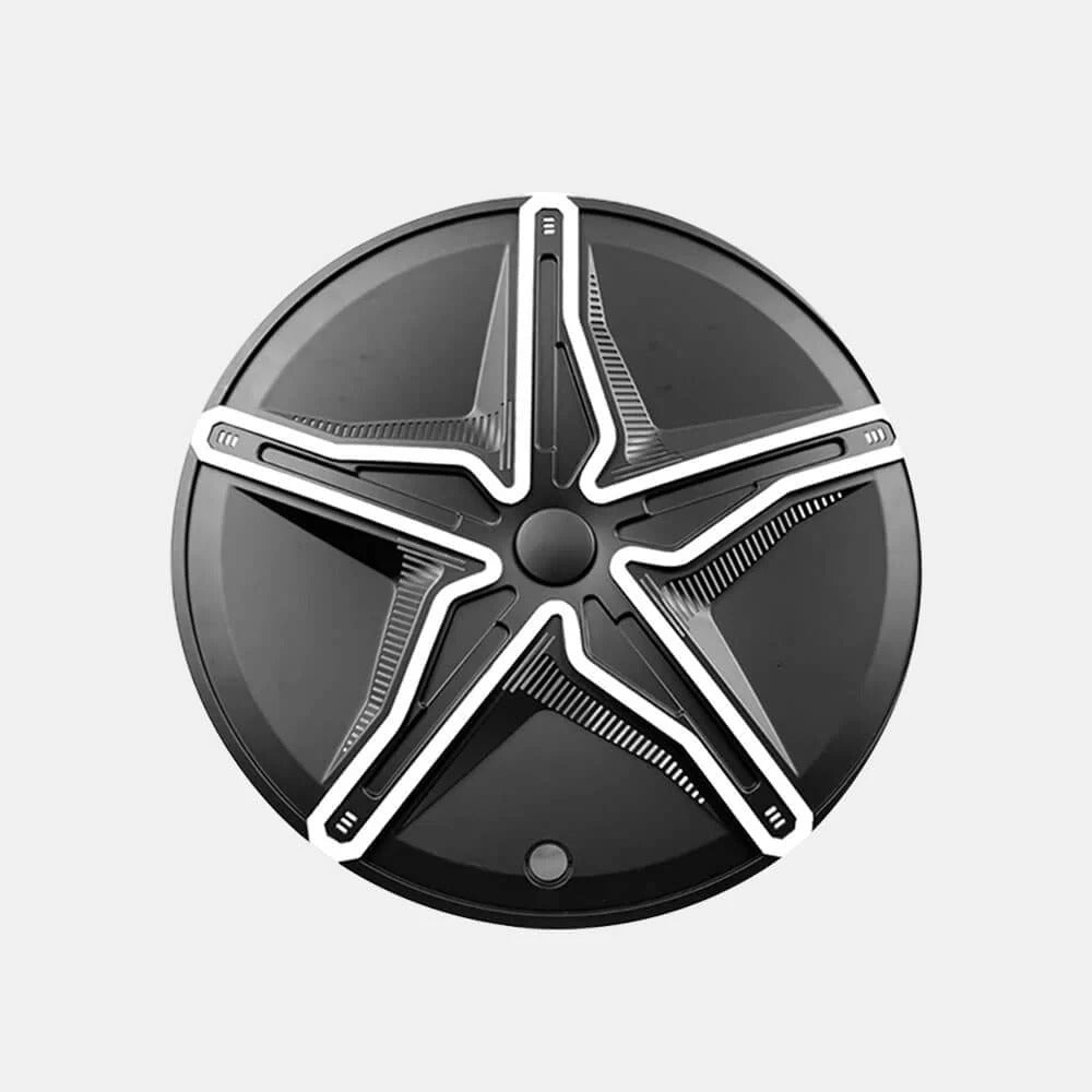 Starfish Style ABS Hubcaps for Model 3/Y | 18
