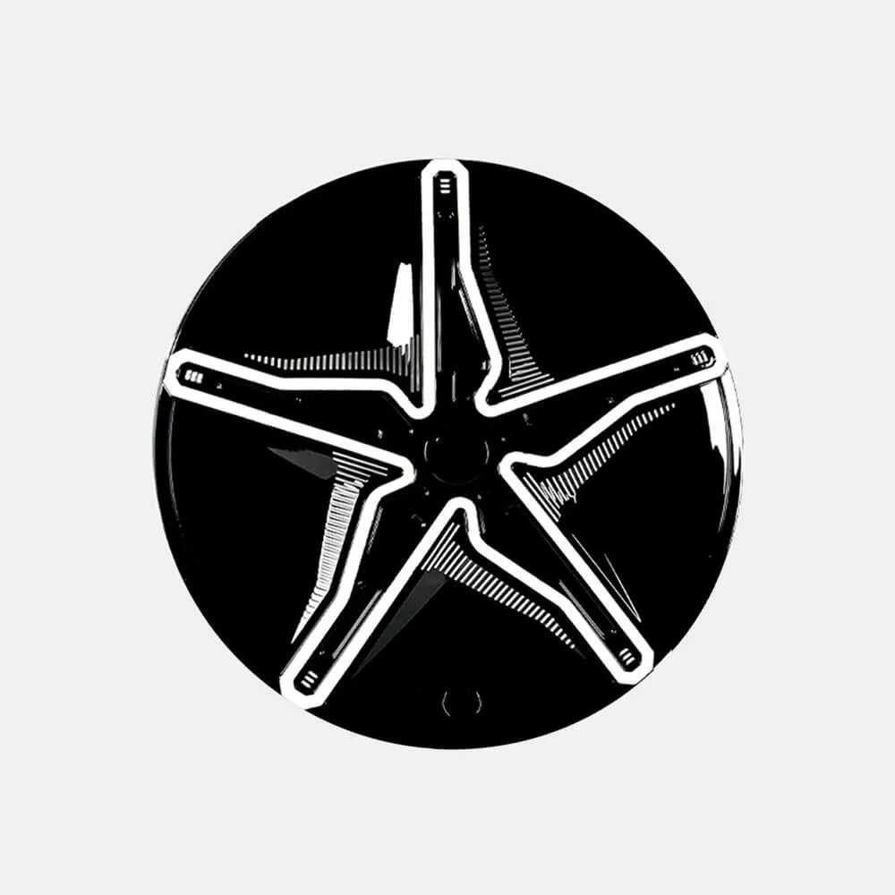 Starfish Style ABS Hubcaps for Model 3/Y | 18