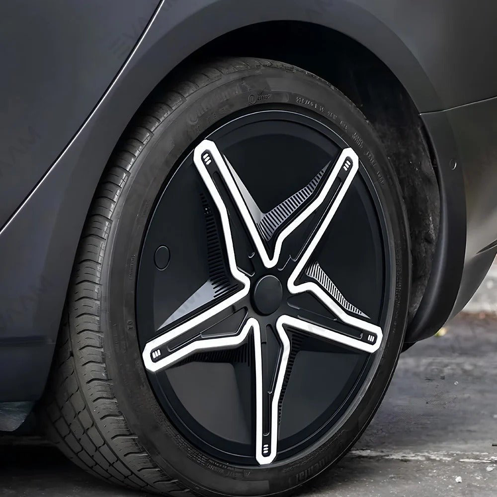 Starfish Style ABS Hubcaps for Model 3/Y | 18