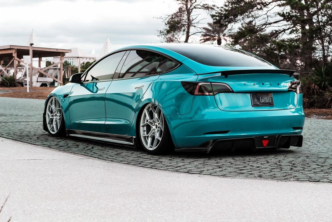 TESERY Tesla Model 3 Carbon Fiber Rear Spoiler Ver.3