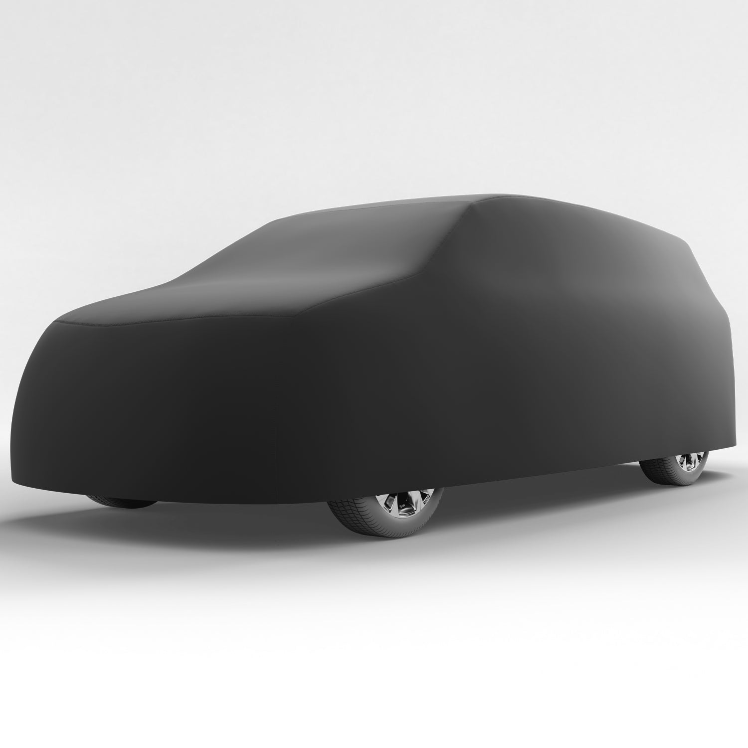 Black Satin BL - Black Car Cover for Isuzu Oasis 1998 Van