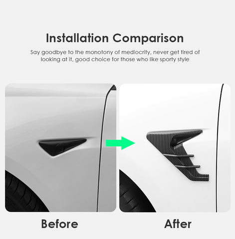 TESERY Thunder Side Camera Cover for Model 3/Y | 2 Colors