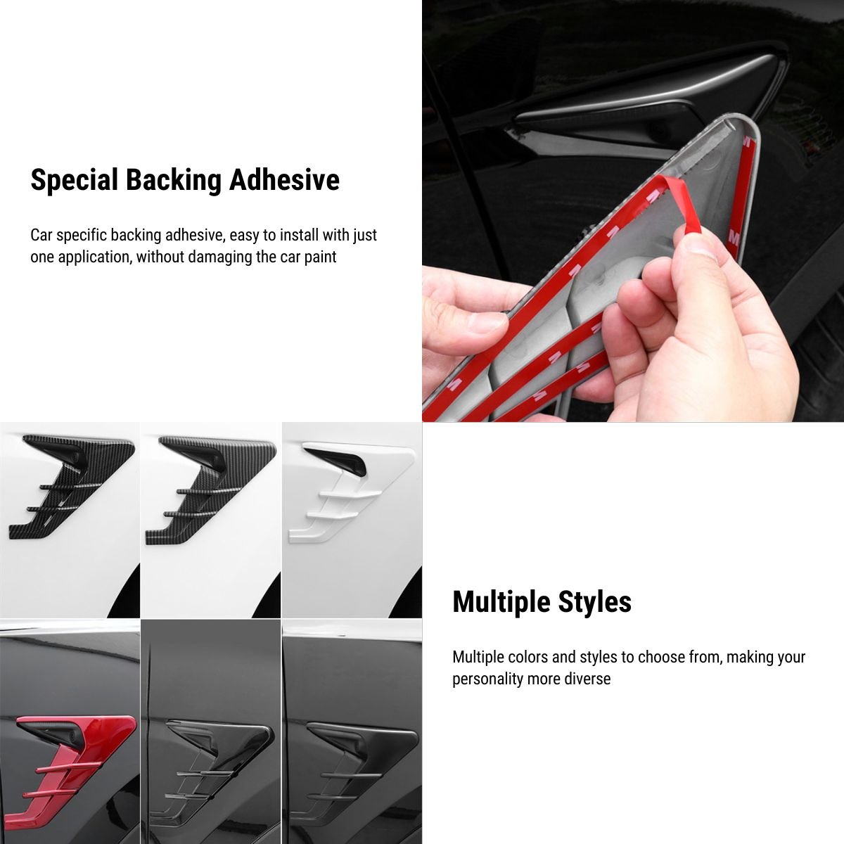 TESERY Thunder Side Camera Cover for Model 3/Y | 2 Colors