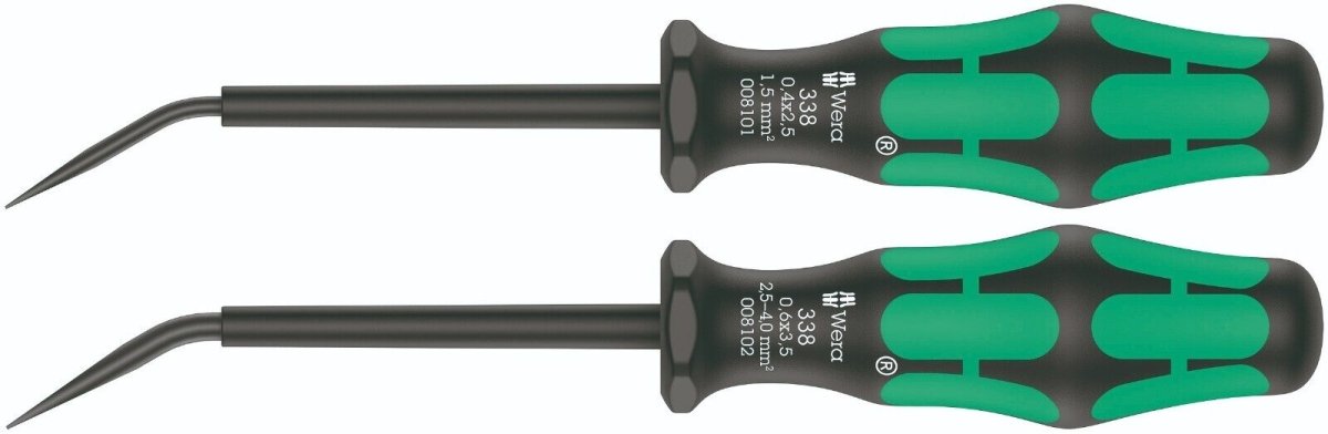 Wera 338/2 Actuation Tool For Terminal Blocks Spring Cages 2 Pieces 05008100001