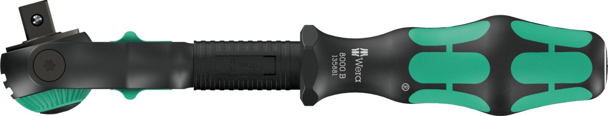 Wera 8000 B Black Edition Zyklop Speed Ratchet Wrench 3/8