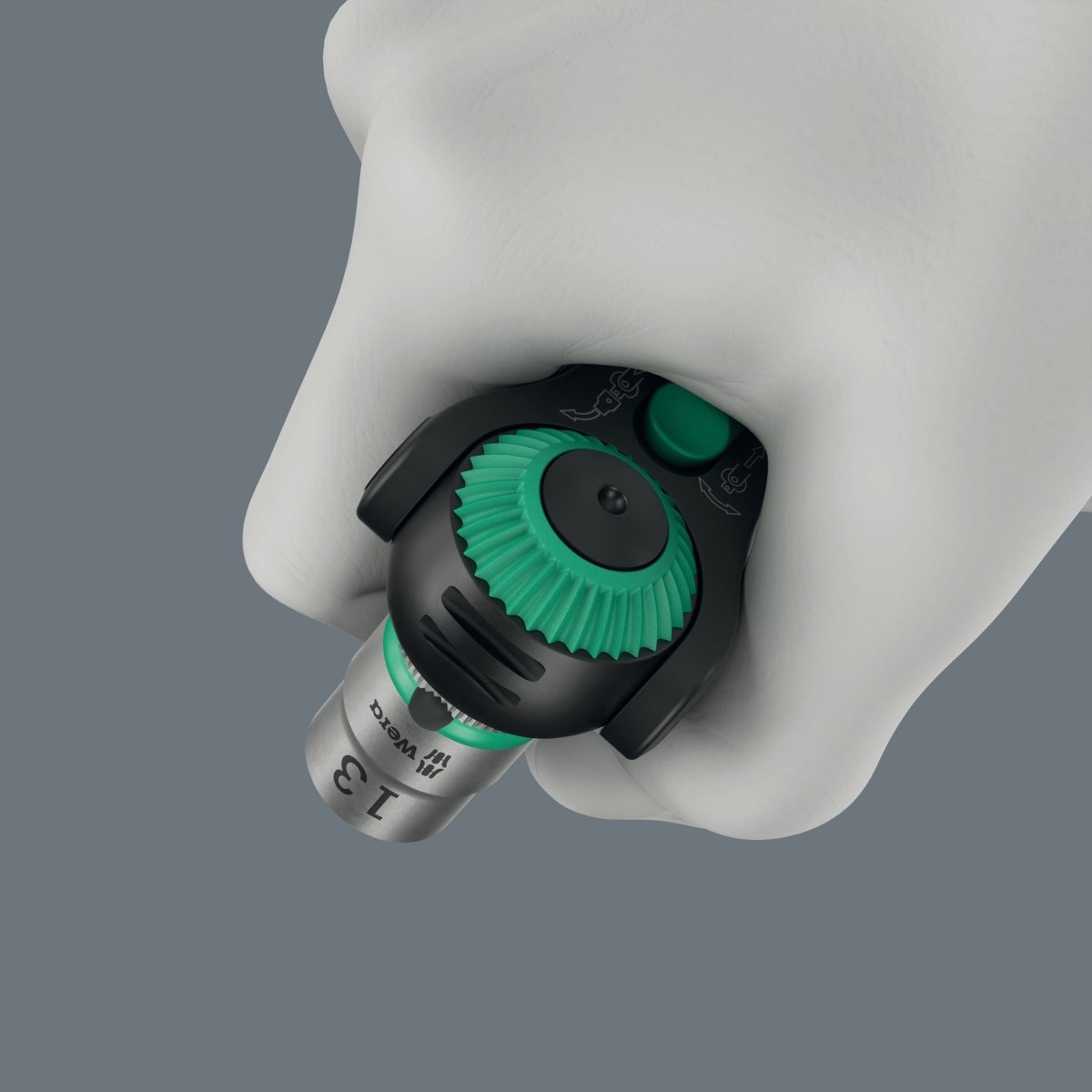 Wera 8000 B Black Edition Zyklop Speed Ratchet Wrench 3/8