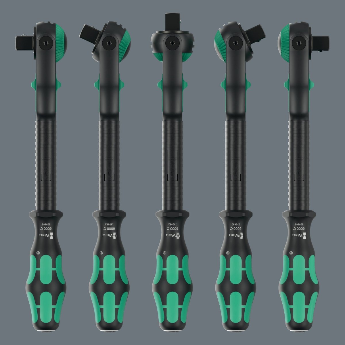 Wera 8000 C Black Edition Zyklop Speed Ratchet Wrench 1/2