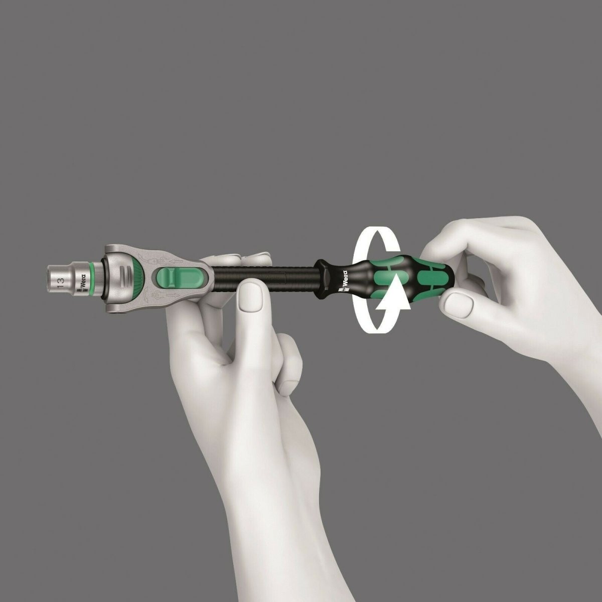 Wera 8000 C SB Zyklop Speed Ratchet Socket Wrench 1/2