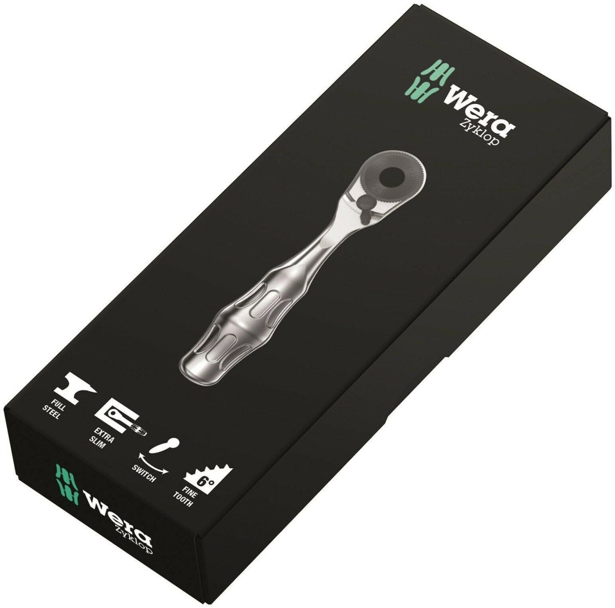 Wera 8001 A Zyklop Mini 1 Bit Ratchet Socket Wrench 1/4