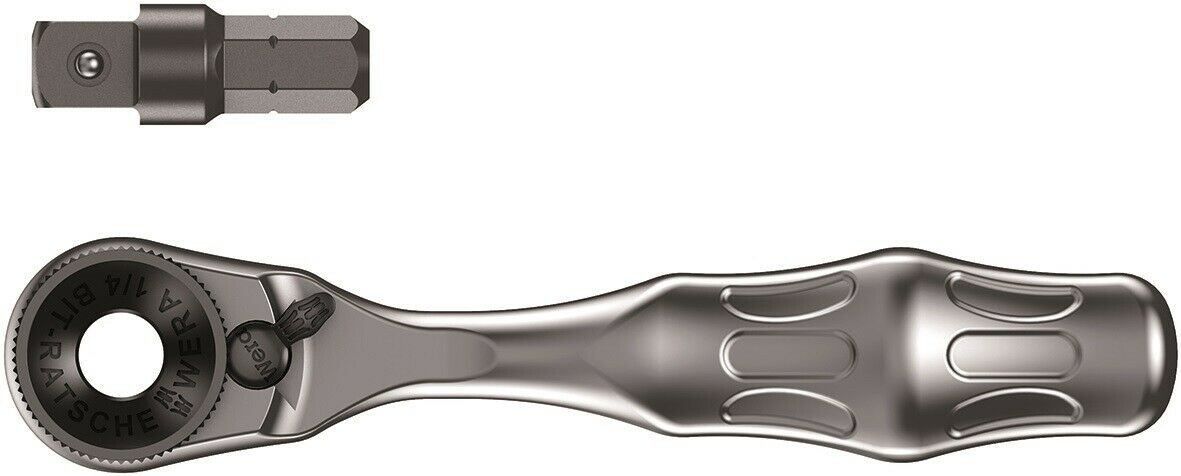 Wera 8001 A Zyklop Mini 1 Bit Ratchet Socket Wrench 1/4