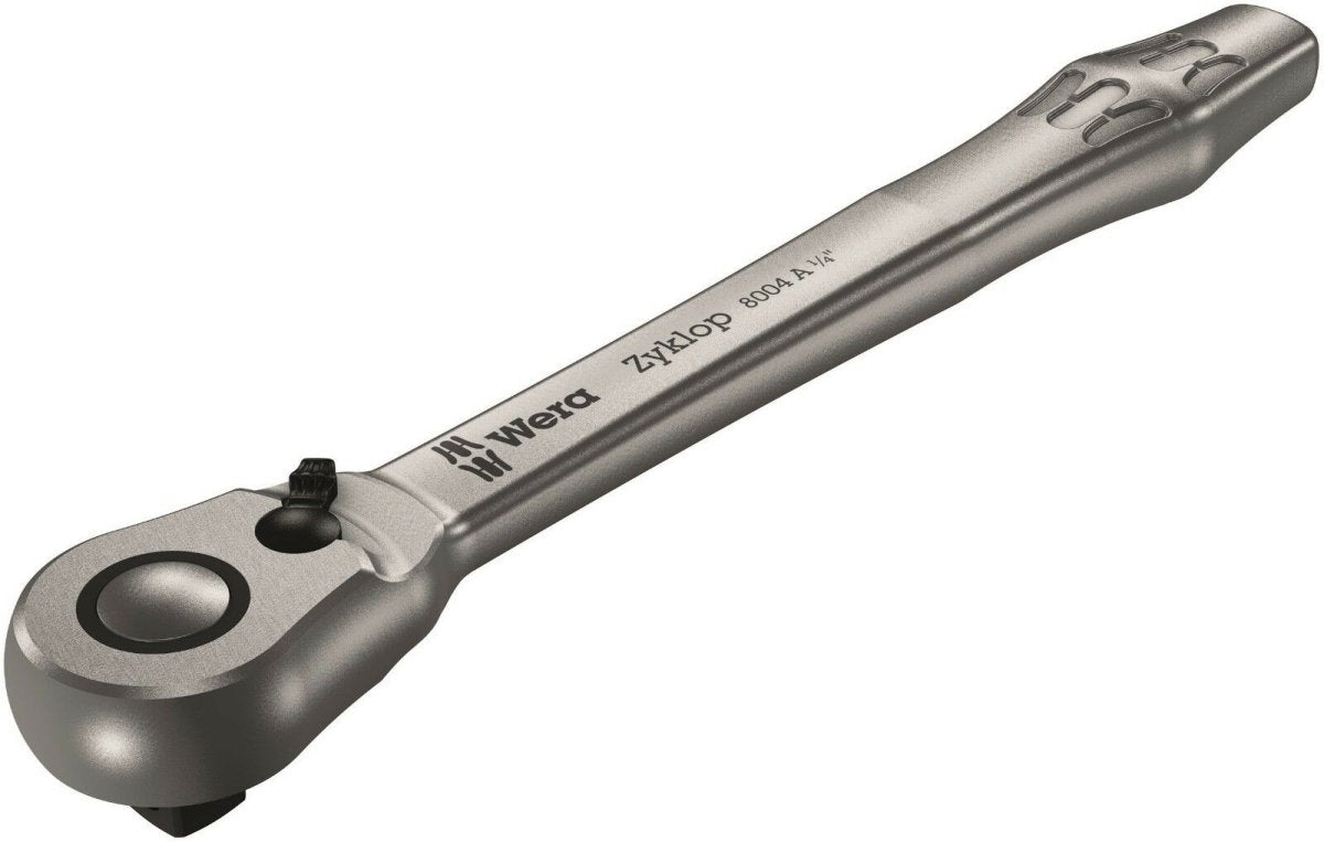 Wera 8004 A Zyklop Metal Ratchet With Switch Lever 1/4