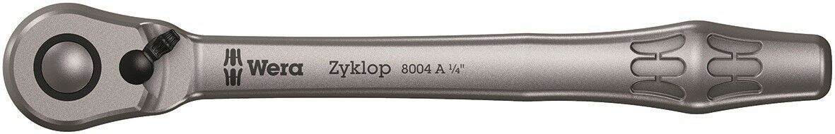 Wera 8004 A Zyklop Metal Ratchet With Switch Lever 1/4
