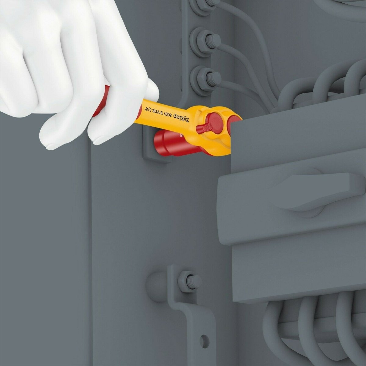 Wera 8007 B VDE Insulated Switch Socket Wrench 3/8