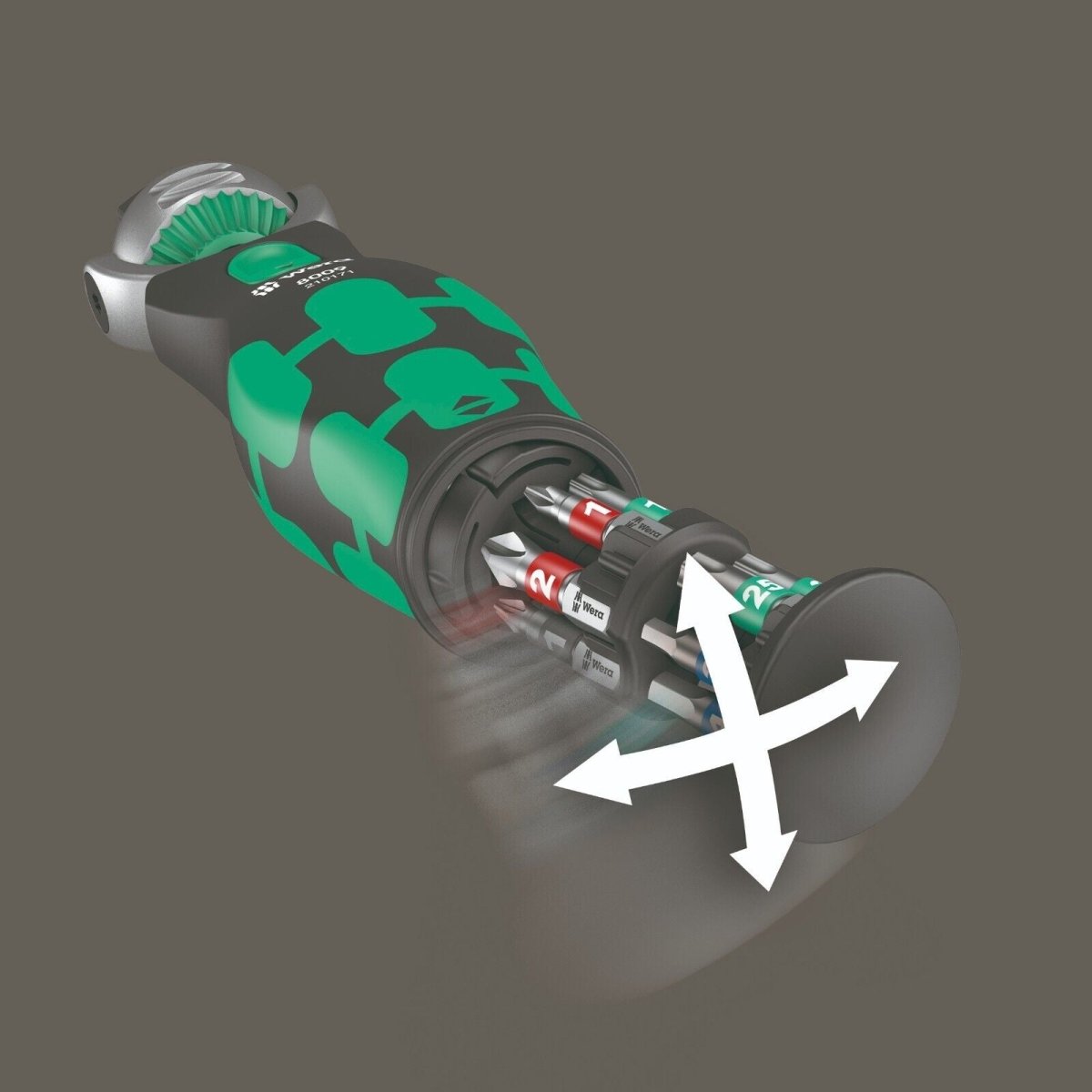 Wera 8009 Zyklop Pocket Set 1 Socket Wrench 3/8
