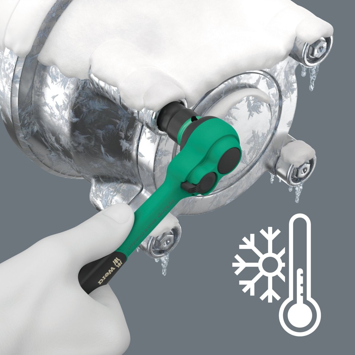 Wera 8010 B Zyklop Comfort Ratchet Wrench 3/8