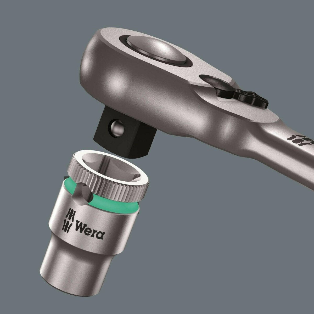 Wera 8100 SA 11 Zyklop Metal Switch Socket Wrench Set 1/4