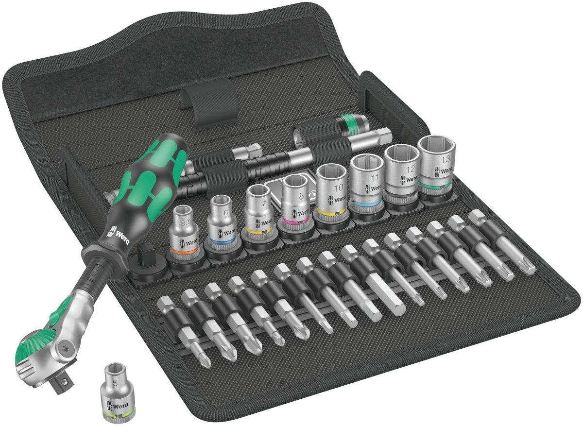 Wera 8100 SA 6 Zyklop Speed Ratchet Set 1/4