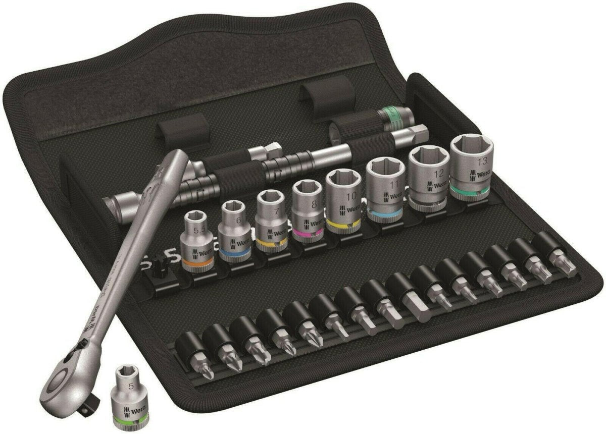 Wera 8100 SA 8 Zyklop Metal Switch Socket Set 1/4
