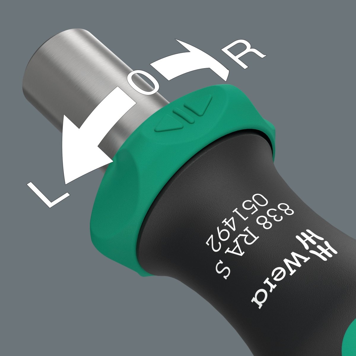 Wera 838 RA S Bitholding Ratcheting Screwdriver 1/4