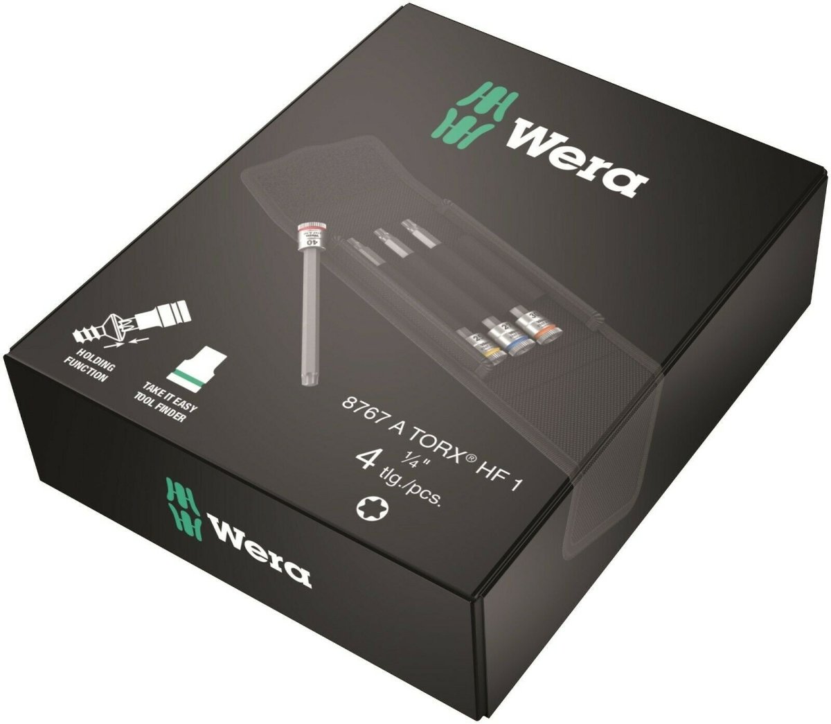 Wera 8767 A TORX® HF 1 Zyklop Socket Set 1/4